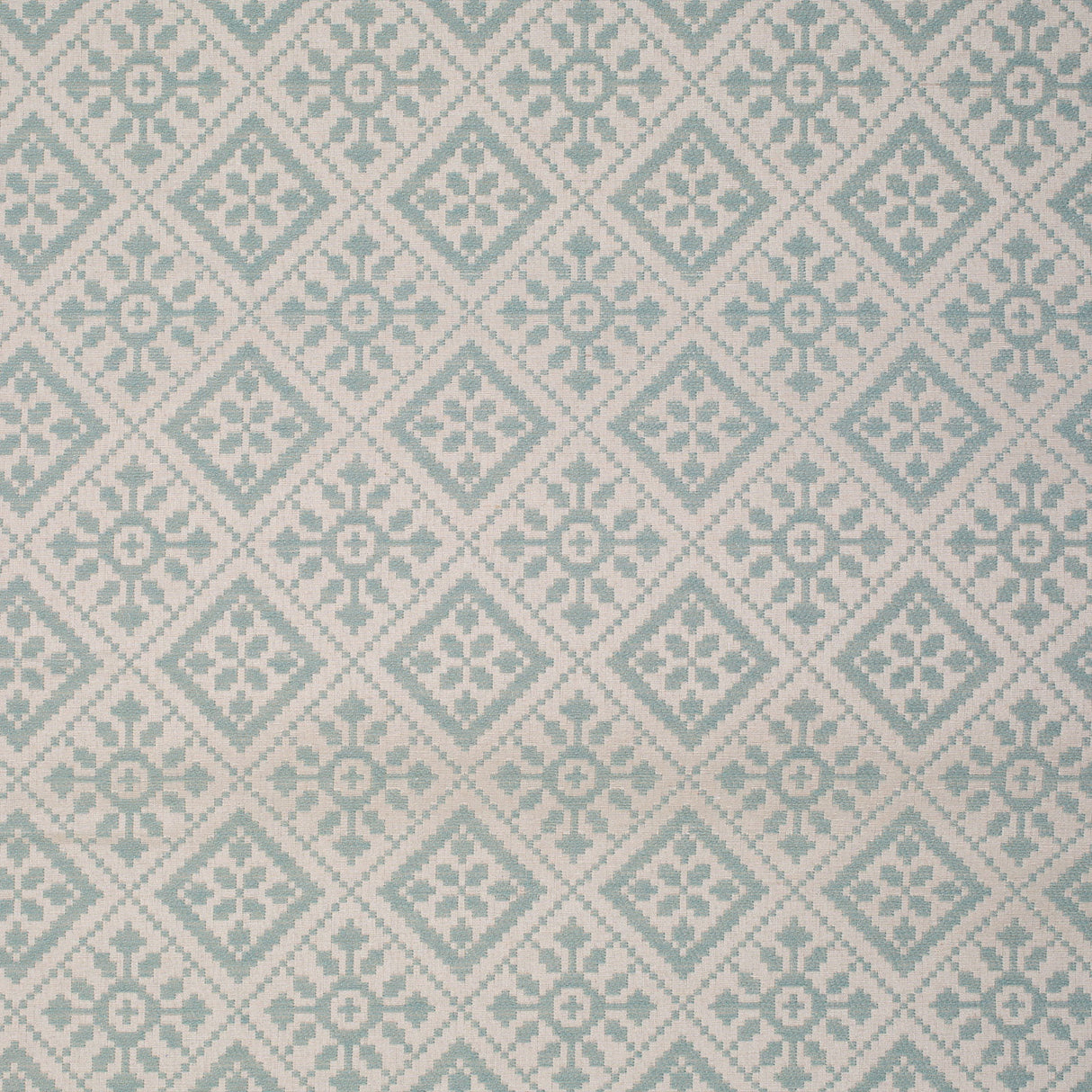 Mitchell MDS FF-2405-10 Diamond,Geometric,Global Diamante-Aqua - Eade's Wallpaper