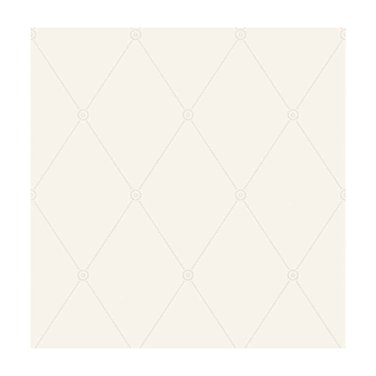 COLE & SON 100/13060.CS.0 LARGE GEORGIAN ROPE TRELLIS IVORY Wallpaper - Eade's Wallpaper