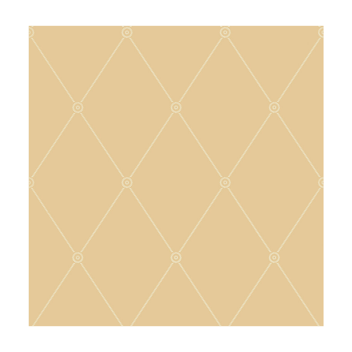 COLE & SON 100/13064.CS.0 LARGE GEORGIAN ROPE TRELLIS YELLOW Wallpaper - Eade's Wallpaper