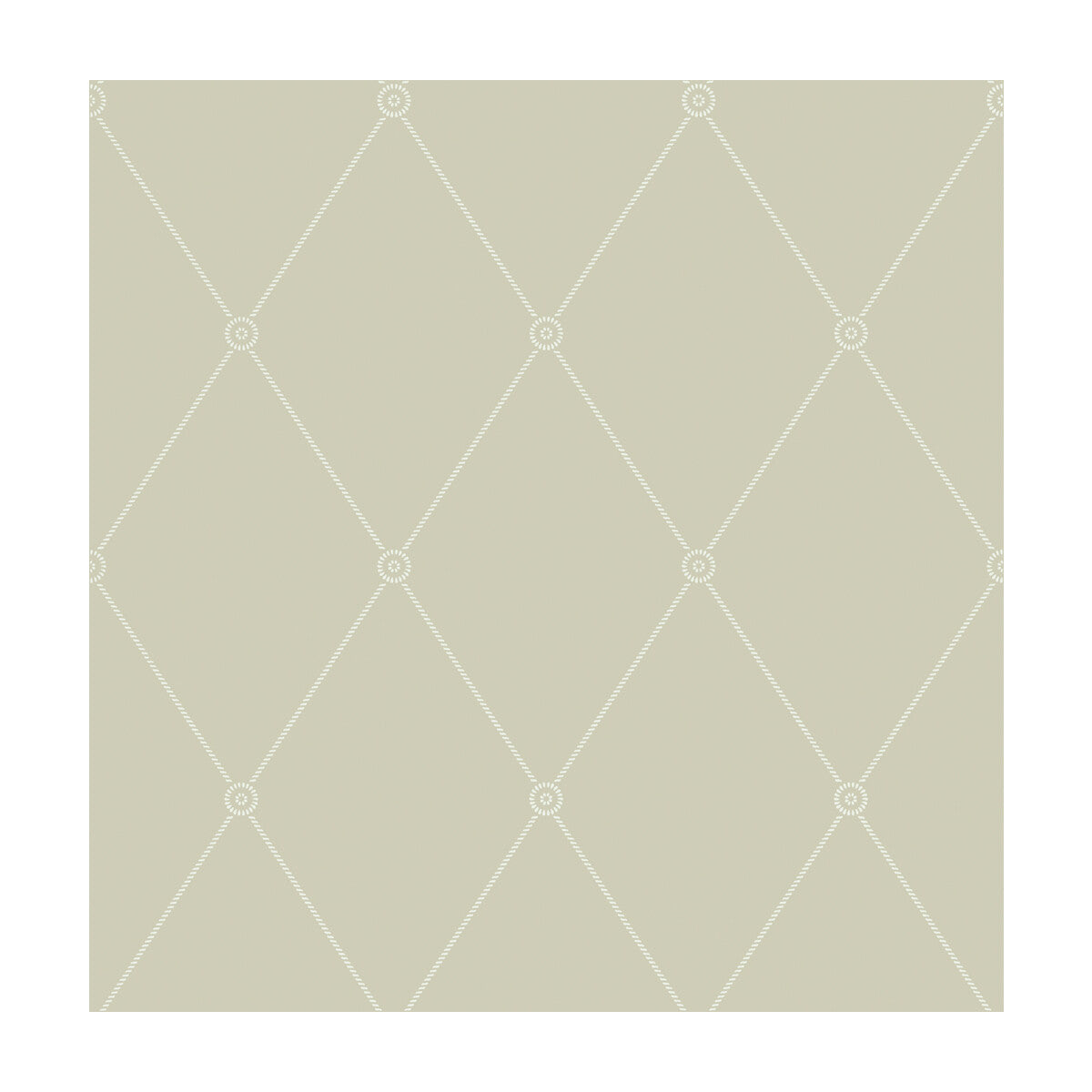 COLE & SON 100/13065.CS.0 LARGE GEORGIAN ROPE TRELLIS OLIVE Wallpaper - Eade's Wallpaper