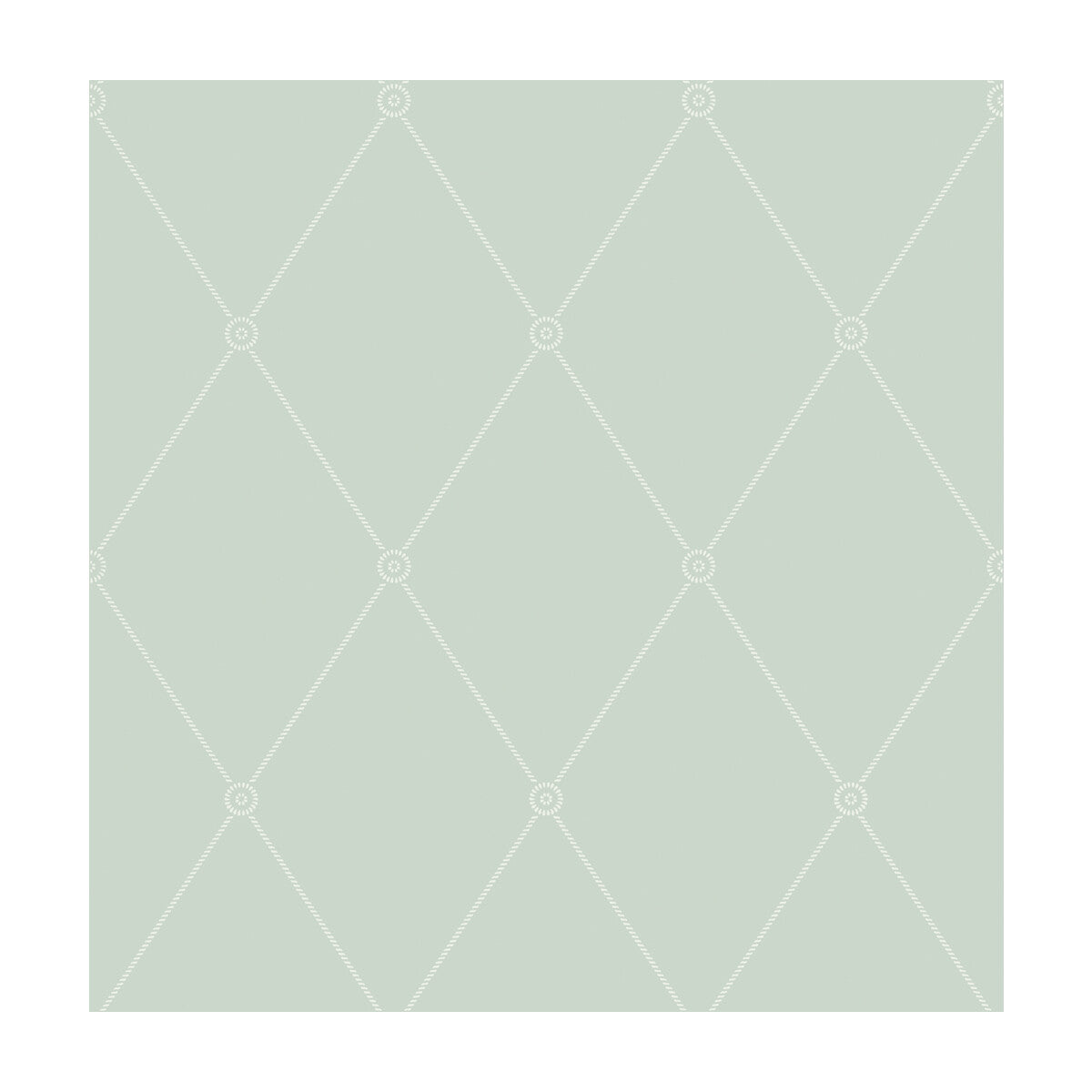 COLE & SON 100/13066.CS.0 LARGE GEORGIAN ROPE TRELLIS DUCK EGG Wallpaper - Eade's Wallpaper