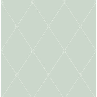 COLE & SON 100/13066.CS.0 LARGE GEORGIAN ROPE TRELLIS DUCK EGG Wallpaper - Eade's Wallpaper
