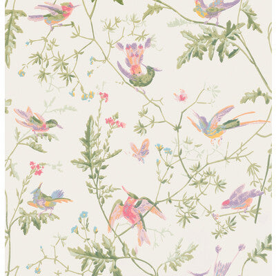 COLE & SON 100/14067.CS.0 HUMMINGBIRDS SOFT MULTI-COLOUR Wallpaper - Eade's Wallpaper