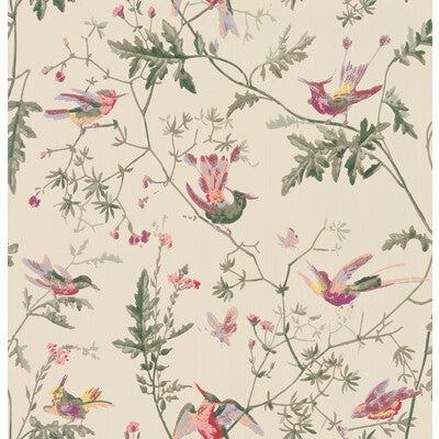COLE & SON 100/14071.CS.0 HUMMINGBIRDS ORIGINAL MULTI-COLOUR Wallpaper - Eade's Wallpaper