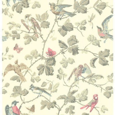 COLE & SON 100/2009.CS.0 WINTER BIRDS LINEN Wallpaper - Eade's Wallpaper