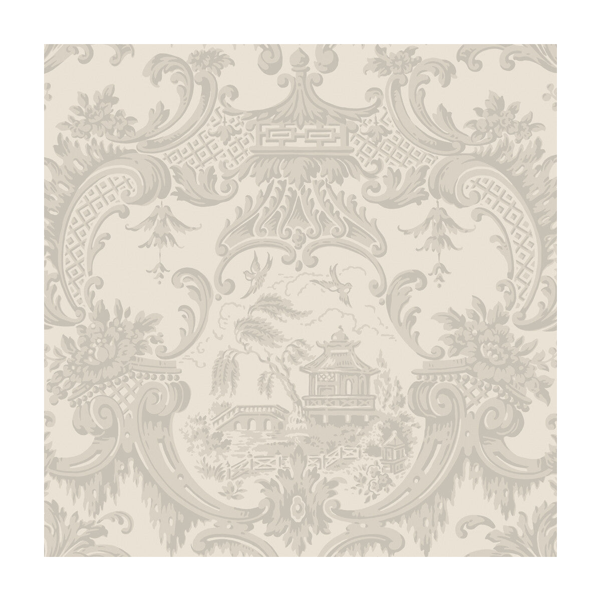 COLE & SON 100/3012.CS.0 CHIPPENDALE CHINA LINEN Wallpaper - Eade's Wallpaper