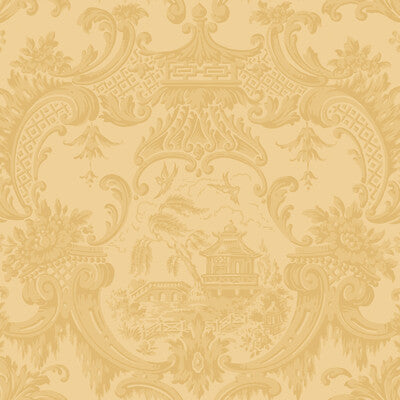 COLE & SON 100/3014.CS.0 CHIPPENDALE CHINA YELLOW Wallpaper - Eade's Wallpaper
