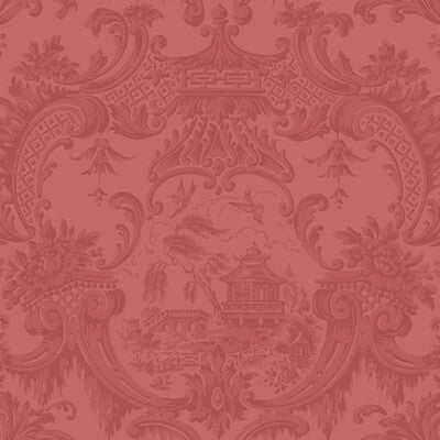 COLE & SON 100/3015.CS.0 CHIPPENDALE CHINA RED Wallpaper - Eade's Wallpaper