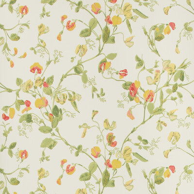 COLE & SON 100/6027.CS.0 SWEET PEA PINK & YELLOW Wallpaper - Eade's Wallpaper