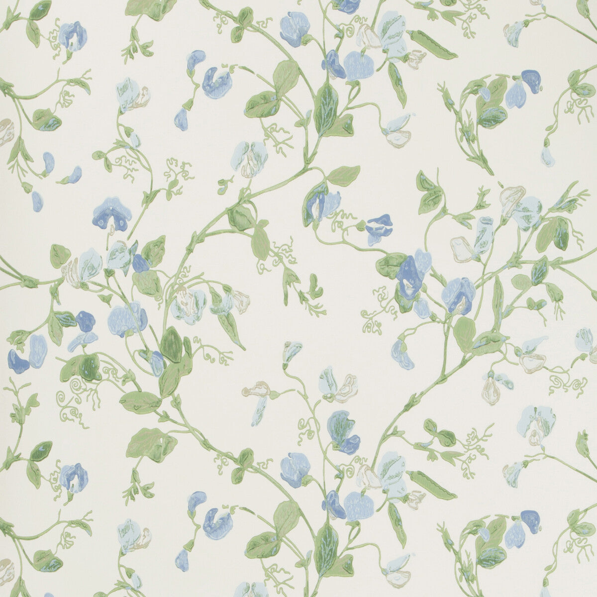 COLE & SON 100/6031.CS.0 SWEET PEA BLUE Wallpaper - Eade's Wallpaper