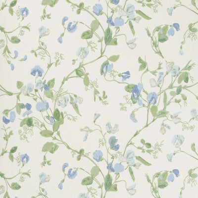 COLE & SON 100/6031.CS.0 SWEET PEA BLUE Wallpaper - Eade's Wallpaper