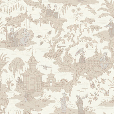 COLE & SON 100/8039.CS.0 CHINESE TOILE NEUTRAL Wallpaper - Eade's Wallpaper