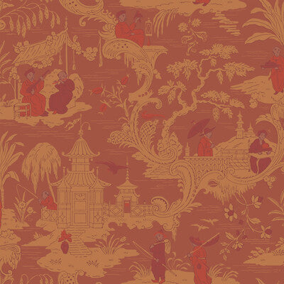 COLE & SON 100/8041.CS.0 CHINESE TOILE RED Wallpaper - Eade's Wallpaper