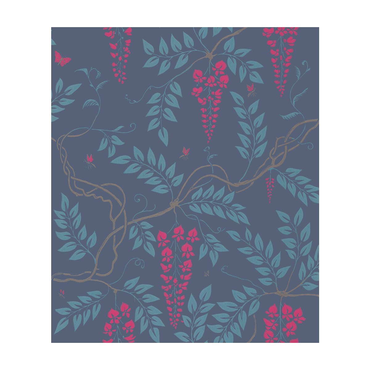 COLE & SON 100/9042.CS.0 EGERTON INDIGO Wallpaper - Eade's Wallpaper