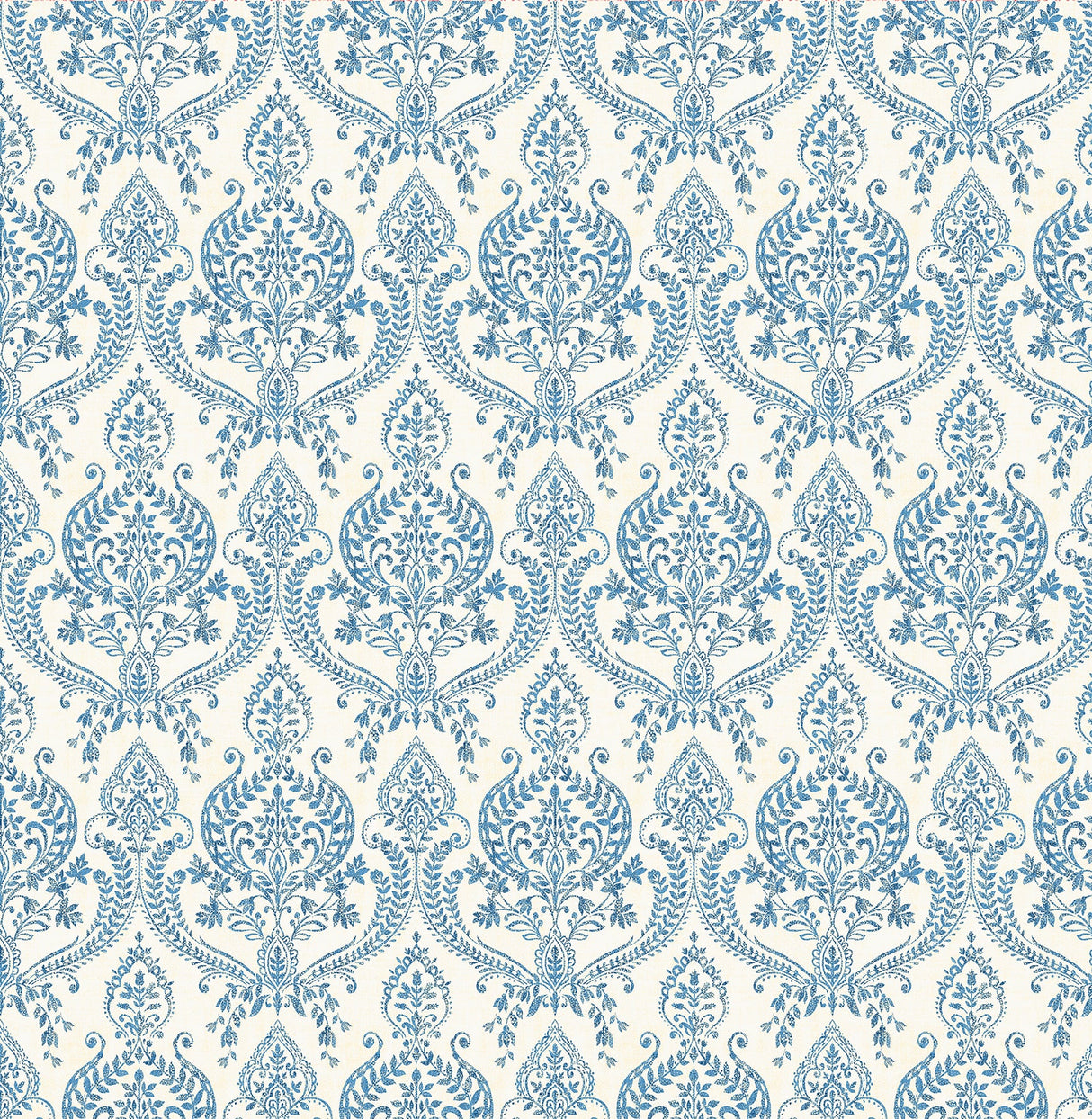 A-Street Prints 1014-001817 Waverly Indigo Petite Damask Wallpaper