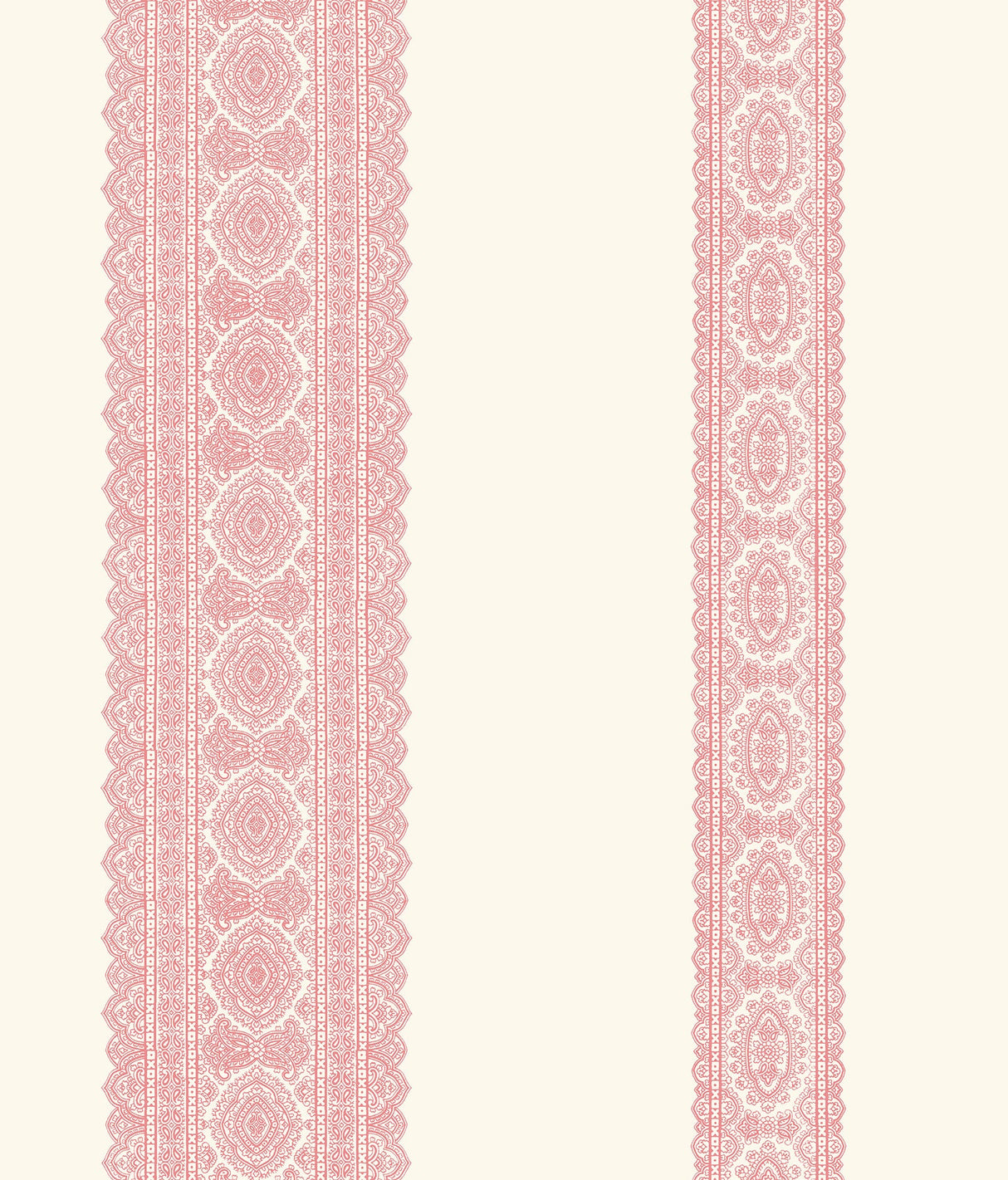 A-Street Prints 1014-001831 Brynn Pink Paisley Stripe Wallpaper