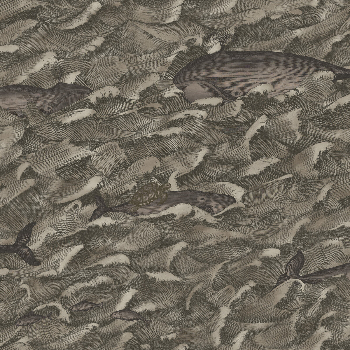 COLE & SON 103/1005.CS.0 MELVILLE MT CHARCOAL Wallpaper - Eade's Wallpaper