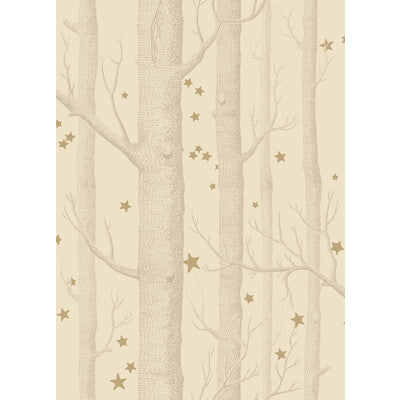 COLE & SON 103/11049.CS.0 WOODS & STARS BUFF/GOLD Wallpaper - Eade's Wallpaper