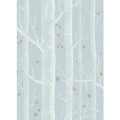 COLE & SON 103/11051.CS.0 WOODS & STARS POWDER BLUE Wallpaper - Eade's Wallpaper