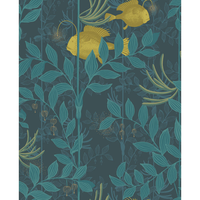 COLE & SON 103/4018.CS.0 NAUTILUS DARK BLUE Wallpaper - Eade's Wallpaper