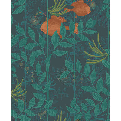 COLE & SON 103/4019.CS.0 NAUTILUS DARK GREEN Wallpaper - Eade's Wallpaper