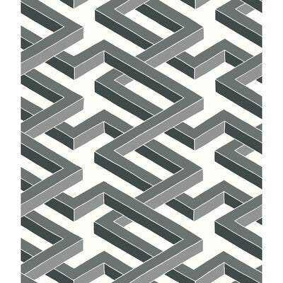 COLE & SON 105/1002.CS.0 LUXOR BLACK AND WHITE Wallpaper - Eade's Wallpaper