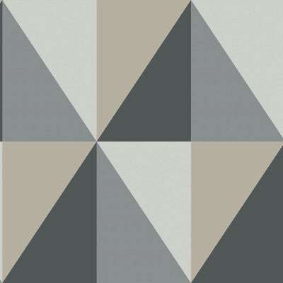 COLE & SON 105/10043.CS.0 APEX GRAND GREY AND BLACK Wallpaper - Eade's Wallpaper