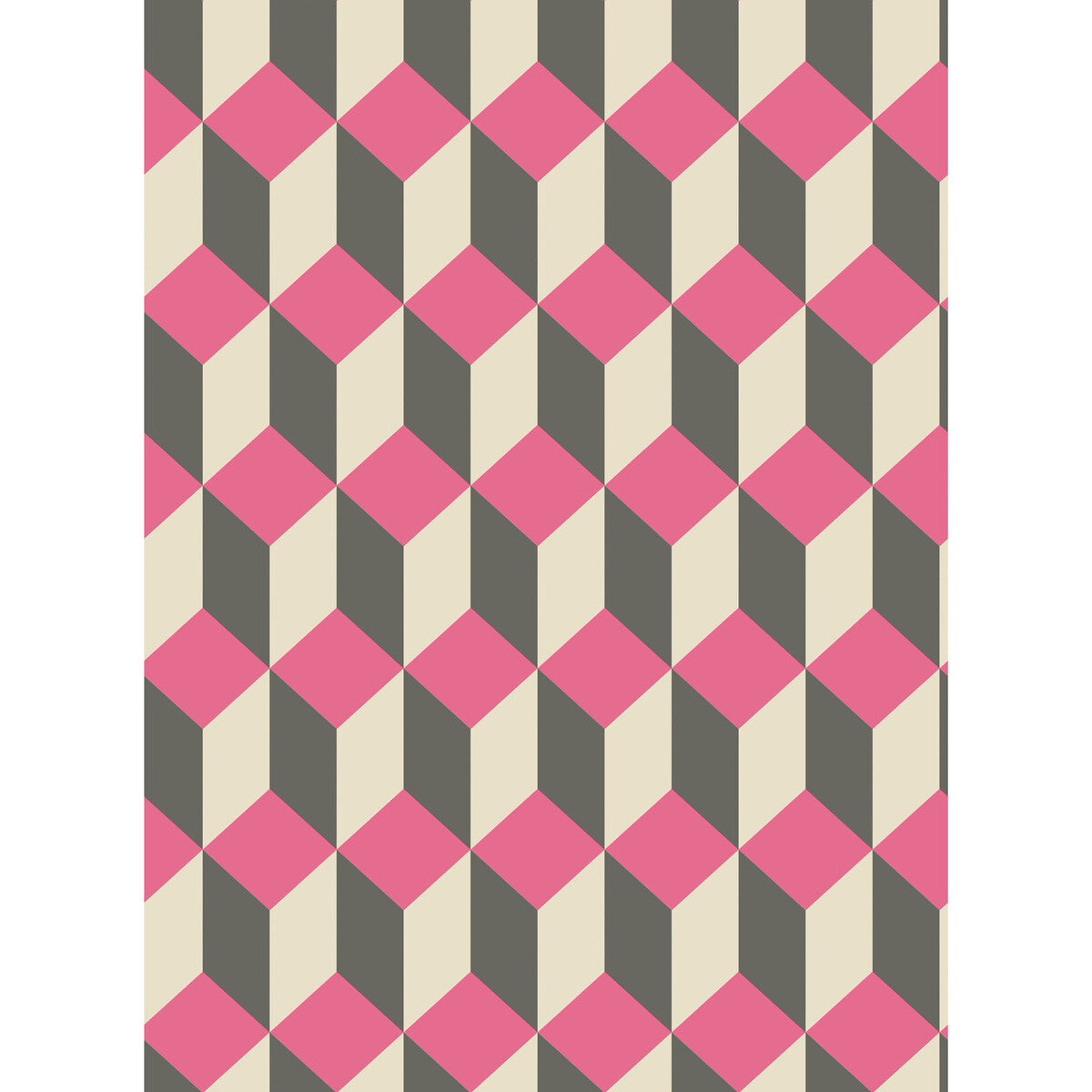 COLE & SON 105/7033.CS.0 DELANO PINK AND BLACK Wallpaper - Eade's Wallpaper
