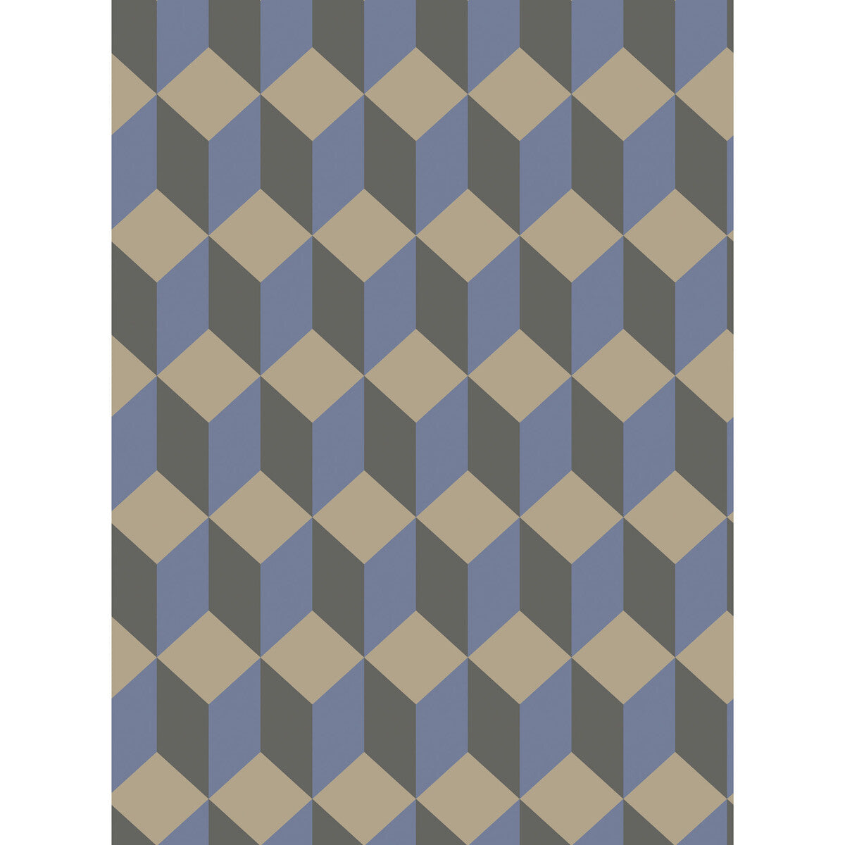 COLE & SON 105/7034.CS.0 DELANO BLUE AND BLACK Wallpaper - Eade's Wallpaper