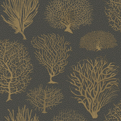 COLE & SON 107/2006.CS.0 SEAFERN BLACK & GOLD Wallpaper - Eade's Wallpaper