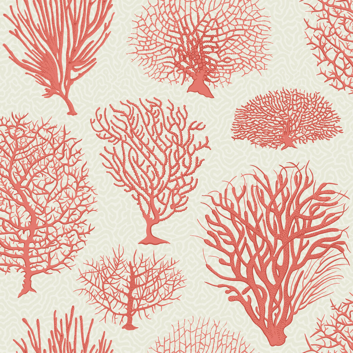 COLE & SON 107/2011.CS.0 SEAFERN CORAL Wallpaper - Eade's Wallpaper