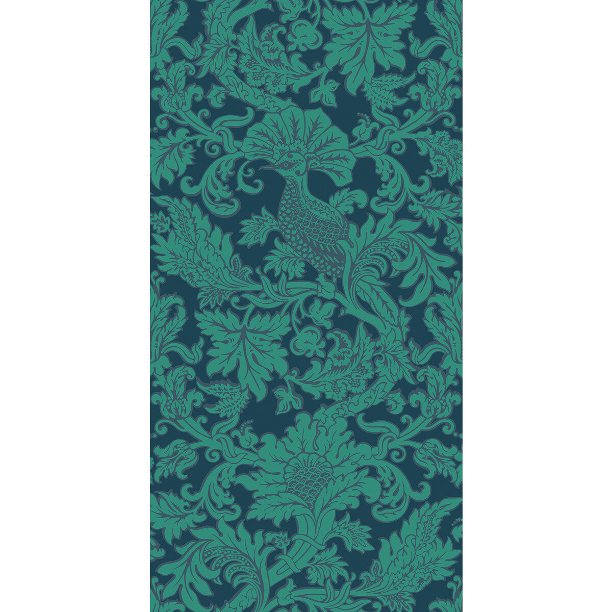COLE & SON 108/1005.CS.0 BALABINA MIDNIGHT & JADE Wallpaper - Eade's Wallpaper