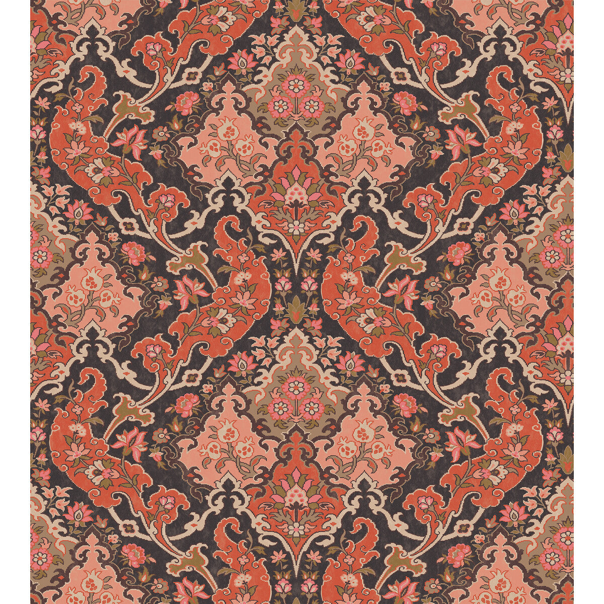 COLE & SON 108/8039.CS.0 PUSHKIN CORAL Wallpaper - Eade's Wallpaper