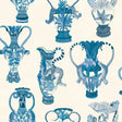 COLE & SON 109/12059.CS.0 KHULU VASES BLUE & WHITE Wallpaper - Eade's Wallpaper