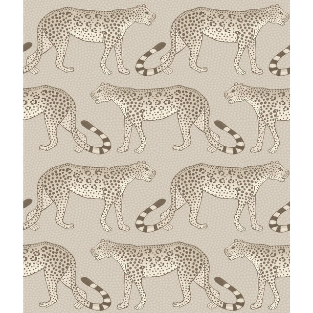COLE & SON 109/2012.CS.0 LEOPARD WALK STONE  Wallpaper - Eade's Wallpaper