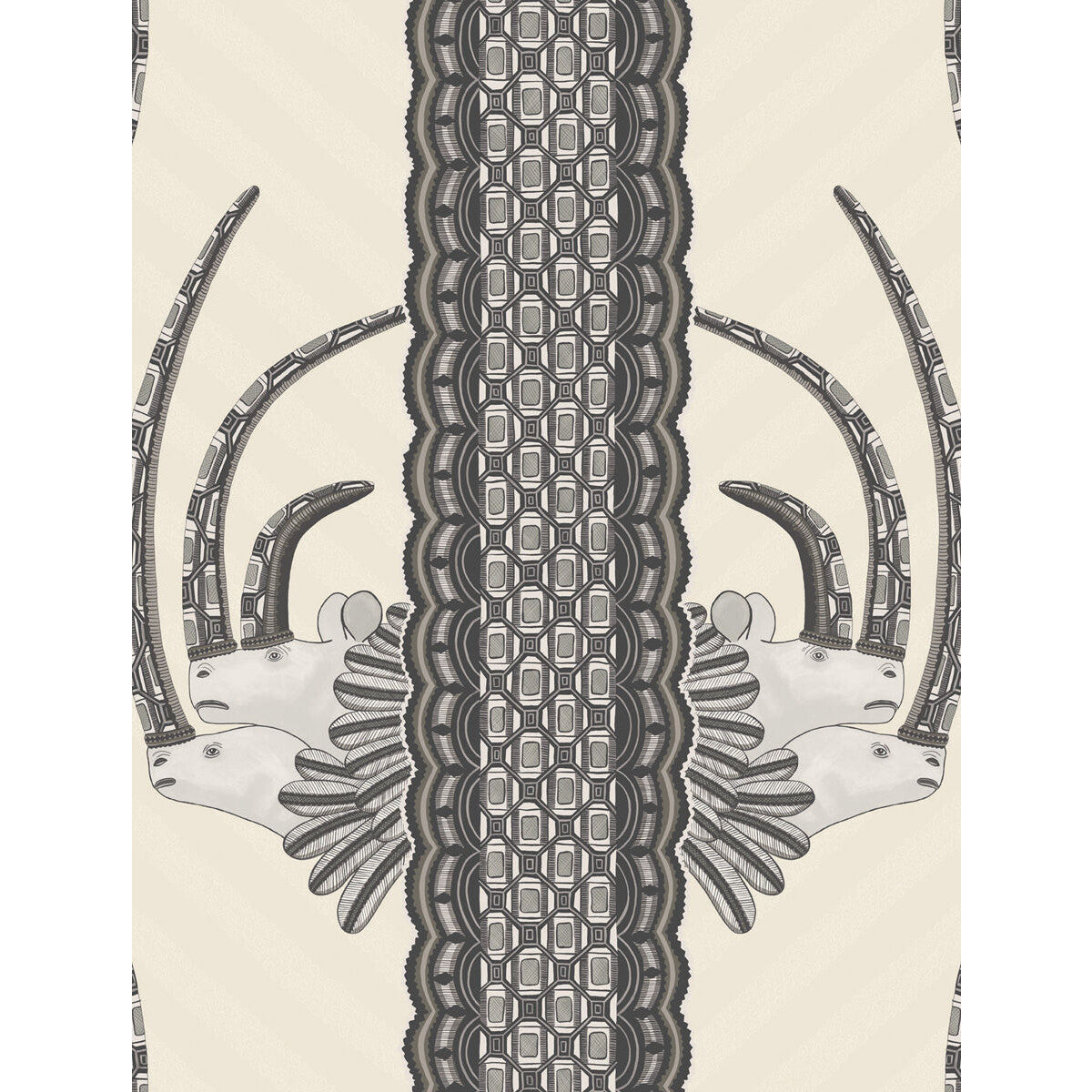 COLE & SON 109/3014.CS.0 JABU BLACK & WHITE Wallpaper - Eade's Wallpaper