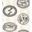 COLE & SON 109/4019.CS.0 MATRINAH BLACK & WHITE Wallpaper - Eade's Wallpaper