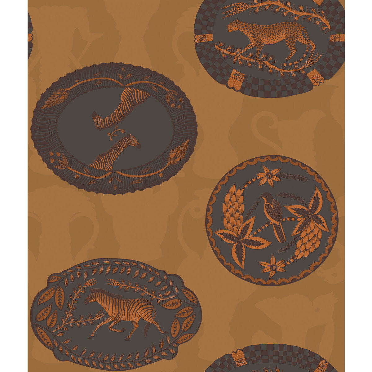 COLE & SON 109/4022.CS.0 MATRINAH OCHRE Wallpaper - Eade's Wallpaper