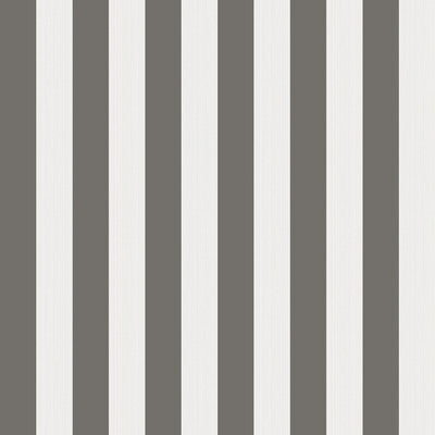COLE & SON 110/3016.CS.0 REGATTA STRIPE BLACK/WHITE/LINEN Wallpaper - Eade's Wallpaper