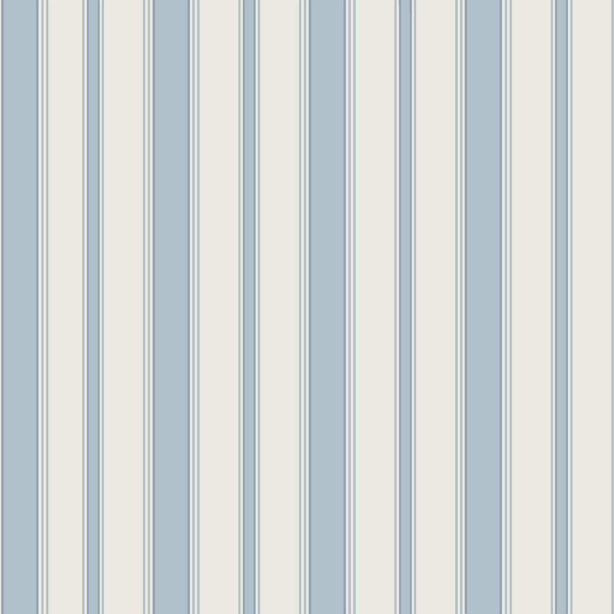 COLE & SON 110/8039.CS.0 CAMBRIDGE STRIPE PALE BLUE Wallpaper - Eade's Wallpaper