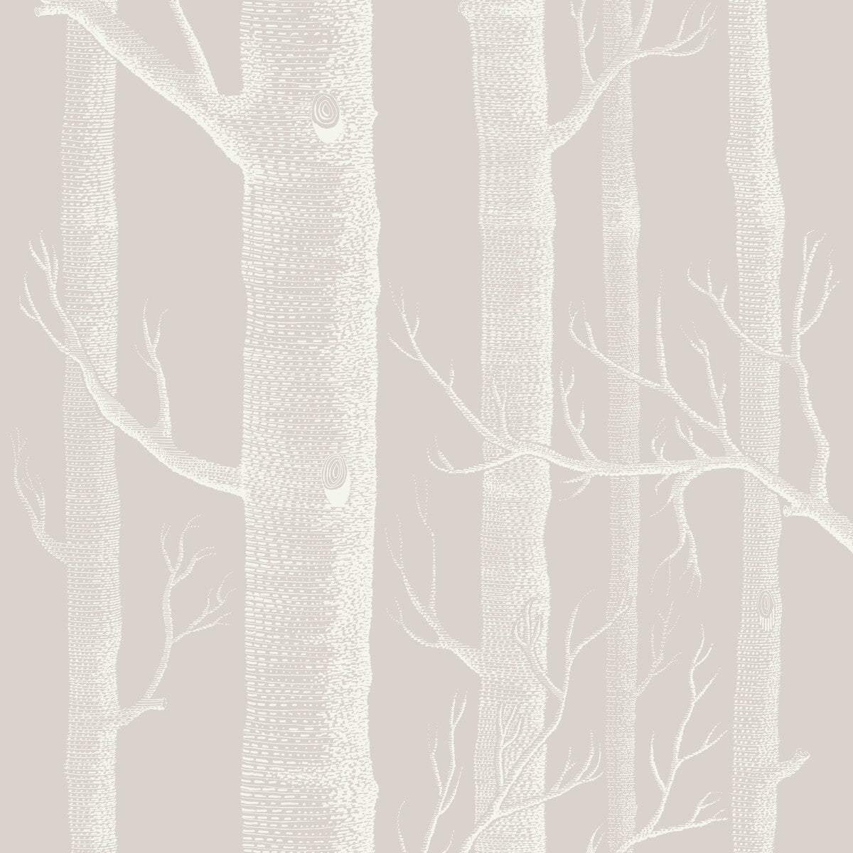 COLE & SON 112/3010.CS.0 WOODS STONE/WHITE Wallpaper - Eade's Wallpaper