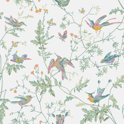 COLE & SON 112/4016.CS.0 HUMMINGBIRDS PASTEL Wallpaper - Eade's Wallpaper