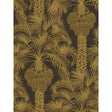 COLE & SON 113/1001.CS.0 HOLLYWOOD PALM CHARCOAL & GOLD Wallpaper - Eade's Wallpaper