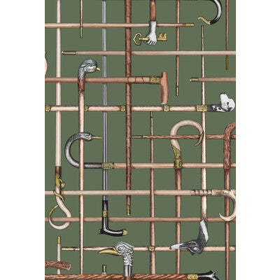 COLE & SON 114/14027.CS.0 BASTONI FOREST GREEN Wallpaper - Eade's Wallpaper