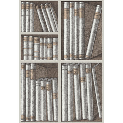 COLE & SON 114/15029.CS.0 EX LIBRIS STONE/LINEN Wallpaper - Eade's Wallpaper