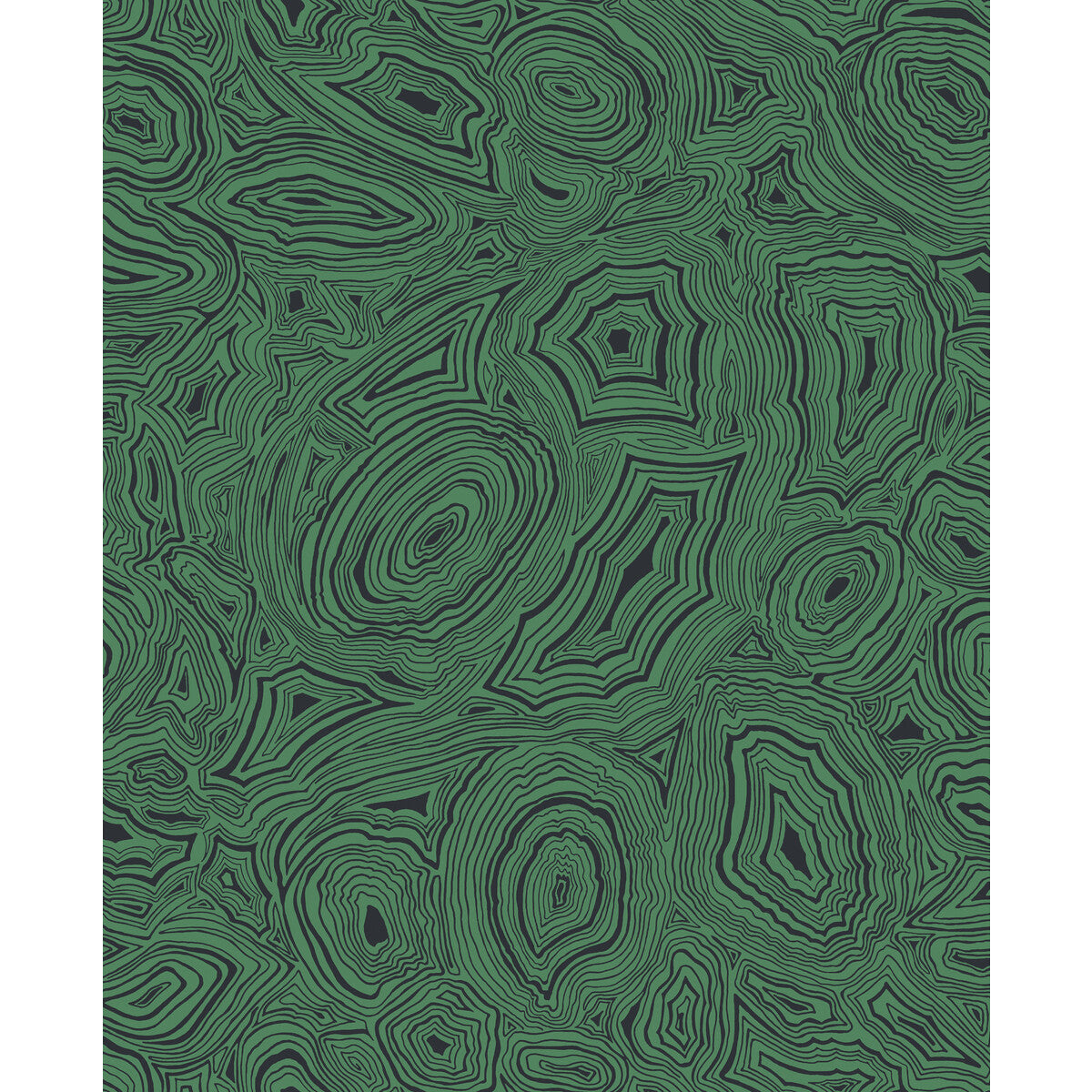 COLE & SON 114/17035.CS.0 MALACHITE EMERALD/BLACK Wallpaper - Eade's Wallpaper