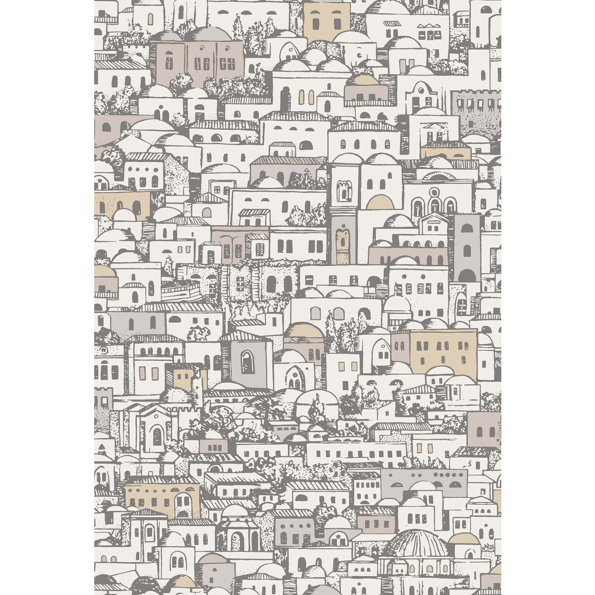 COLE & SON 114/19038.CS.0 MEDITERRANEA WHITE/GILVER Wallpaper - Eade's Wallpaper