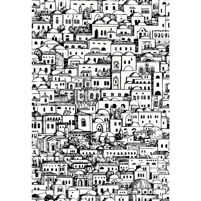 COLE & SON 114/19039.CS.0 MEDITERRANEA WHITE/BLACK Wallpaper - Eade's Wallpaper