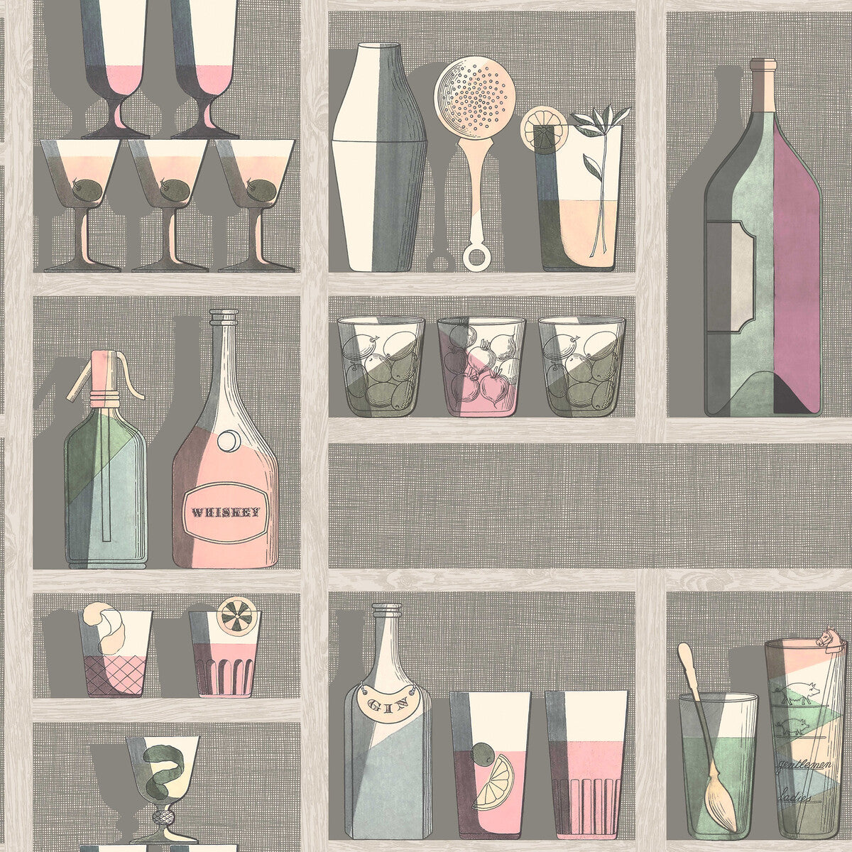 COLE & SON 114/23044.CS.0 COCKTAILS PASTEL Wallpaper - Eade's Wallpaper