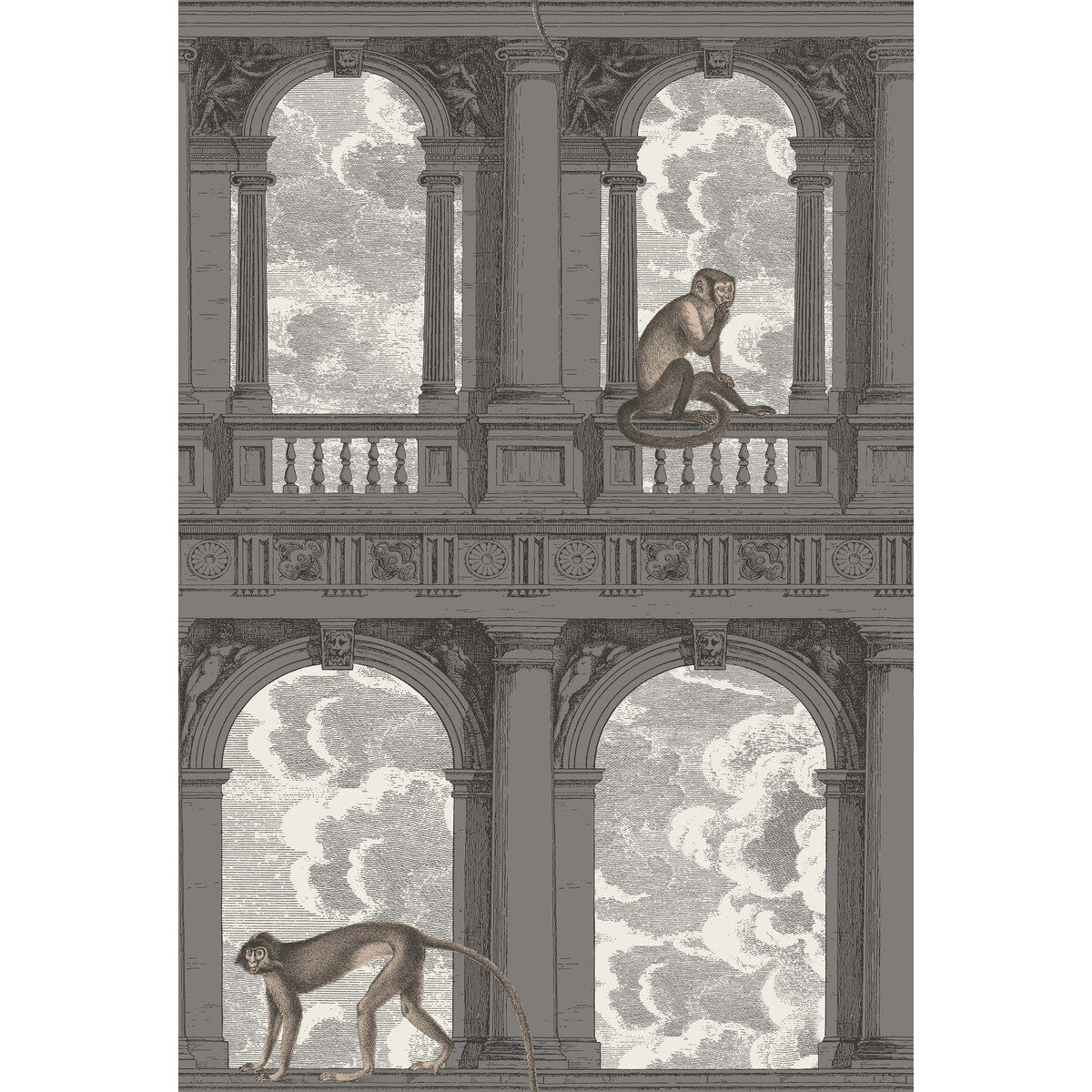 COLE & SON 114/8016.CS.0 PROCURATIE CON VISTA SOOT & SNOW Wallpaper - Eade's Wallpaper